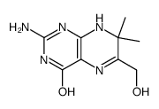7,8-dihydro-6-hydroxymethyl-7,7-dimethylpteridin-4(3H)-one Structure