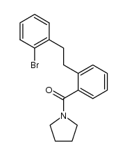 (2-(2-bromophenethyl)phenyl)(pyrrolidin-1-yl)methanone Structure