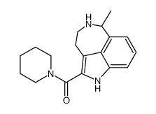 6-Methyl-3,4,5,6-tetrahydro-1H-azepino[5,4,3-cd]indol-2-ylpiperidino ketone Structure