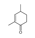 2,4-dimethylcyclohex-2-en-1-one Structure