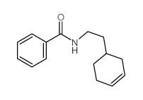 N-[2-(1-cyclohex-3-enyl)ethyl]benzamide结构式