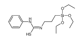 1-phenyl-3-(3-triethoxysilylpropyl)thiourea结构式