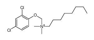 (2,4-dichlorophenoxy)methyl-dimethyl-octylazanium Structure