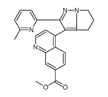 METHYL 4-(2-(6-METHYLPYRIDIN-2-YL)-5,6-DIHYDRO-4H-PYRROLO[1,2-B]PYRAZOL-3-YL)QUINOLINE-7-CARBOXYLATE Structure