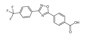 4-(3-(4-(三氟甲基)苯基)-1,2,4-噁二唑-5-基)苯甲酸结构式