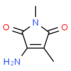 1H-Pyrrole-2,5-dione,3-amino-1,4-dimethyl-(9CI) structure