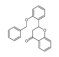 2-(2-phenylmethoxyphenyl)-2,3-dihydrochromen-4-one Structure