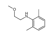 N-(2-methoxyethyl)-2,6-xylidine结构式