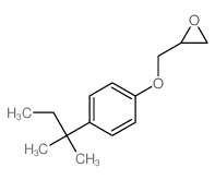 2-[[4-(2-methylbutan-2-yl)phenoxy]methyl]oxirane structure
