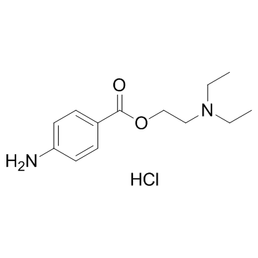 Procaine hydrochloride Structure