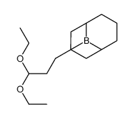 9-(3,3-diethoxypropyl)-9-borabicyclo[3.3.1]nonane结构式