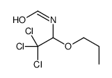 N-(2,2,2-trichloro-1-propoxyethyl)formamide结构式