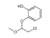 2-(2-chloro-1-methoxyethoxy)phenol Structure