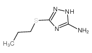 3-(PROPYLTHIO)-1H-1,2,4-TRIAZOL-5-AMINE结构式