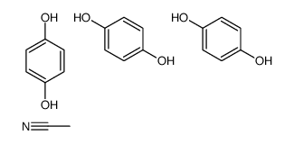 acetonitrile,benzene-1,4-diol Structure