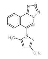 6-(3,5-dimethylpyrazol-1-yl)tetrazolo[5,1-a]phthalazine Structure