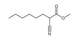 2-cyano-octanoic acid methyl ester Structure