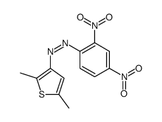 (2,5-dimethylthiophen-3-yl)-(2,4-dinitrophenyl)diazene Structure