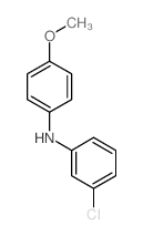 3-chloro-N-(4-methoxyphenyl)aniline structure