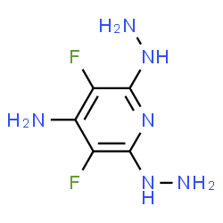 2(1H)-Pyridinone,4-amino-3,5-difluoro-6-hydrazino-,hydrazone(9CI)结构式