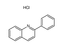 2-phenylquinoline hydrochloride结构式