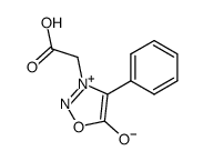 3-carboxymethyl-4-phenylsydnone Structure