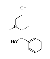 (1S,2S)-2-[2-hydroxyethyl(methyl)amino]-1-phenylpropan-1-ol结构式