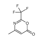 4-methyl-2-(trifluoromethyl)-1,3-oxazin-6-one结构式