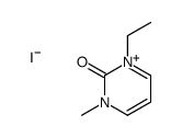 1-ethyl-3-methylpyrimidin-3-ium-2-one,iodide Structure