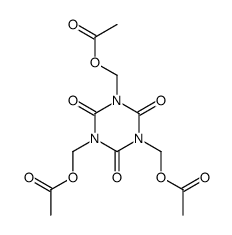 [3,5-bis(acetyloxymethyl)-2,4,6-trioxo-1,3,5-triazinan-1-yl]methyl acetate结构式