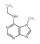 7H-Purin-6-amine,N-ethyl-7-methyl- Structure