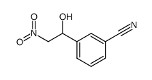 3-(1-hydroxy-2-nitroethyl)benzonitrile Structure