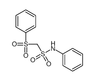 1-(benzenesulfonyl)-N-phenylmethanesulfonamide Structure