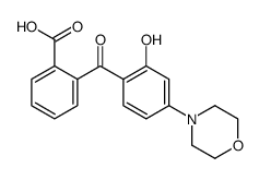 2-(2-hydroxy-4-morpholin-4-ylbenzoyl)benzoic acid Structure
