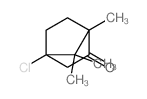 Bicyclo[2.2.1]heptan-2-one,4-chloro-1,7,7-trimethyl-结构式