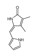 3,4-dimethyl-2,2'-pyrromethen-5(1H)-one结构式