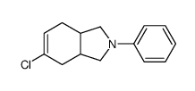 (3aR,7aS)-5-chloro-2-phenyl-1,3,3a,4,7,7a-hexahydroisoindole结构式