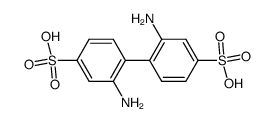 2,2'-diamino-biphenyl-4,4'-disulfonic acid结构式