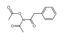 anhydride N-acetyl phenyl-acetohydroxamique-acetique结构式