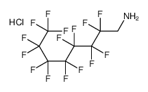 2,2,3,3,4,4,5,5,6,6,7,7,8,8,8-Pentadecafluorooctylamine hydrochloride Structure