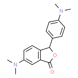 6-(dimethylamino)-3-[4-(dimethylamino)phenyl]phthalide structure