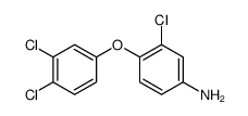 3-chloro-4-(3,4-dichlorophenoxy)aniline结构式