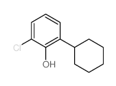 Phenol,2-chloro-6-cyclohexyl-结构式