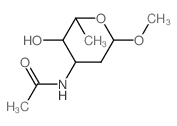 b-L-lyxo-Hexopyranoside, methyl3-(acetylamino)-2,3,6-trideoxy- picture