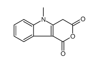 5-methyl-4H-pyrano[4,3-b]indole-1,3-dione Structure