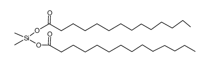 Di(tetradecanoyloxy)dimethylsilan Structure