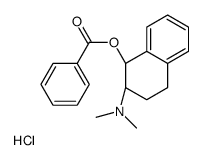[(1R)-1-benzoyloxy-1,2,3,4-tetrahydronaphthalen-2-yl]-dimethylazanium,chloride Structure