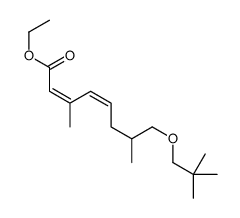 ethyl 8-(2,2-dimethylpropoxy)-3,7-dimethylocta-2,4-dienoate Structure