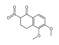 5,6-dimethoxy-2-nitro-3,4-dihydro-2H-naphthalen-1-one Structure