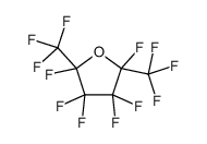 2,3,3,4,4,5-hexafluoro-2,5-bis(trifluoromethyl)oxolane结构式